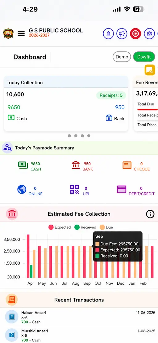 Admin App UI